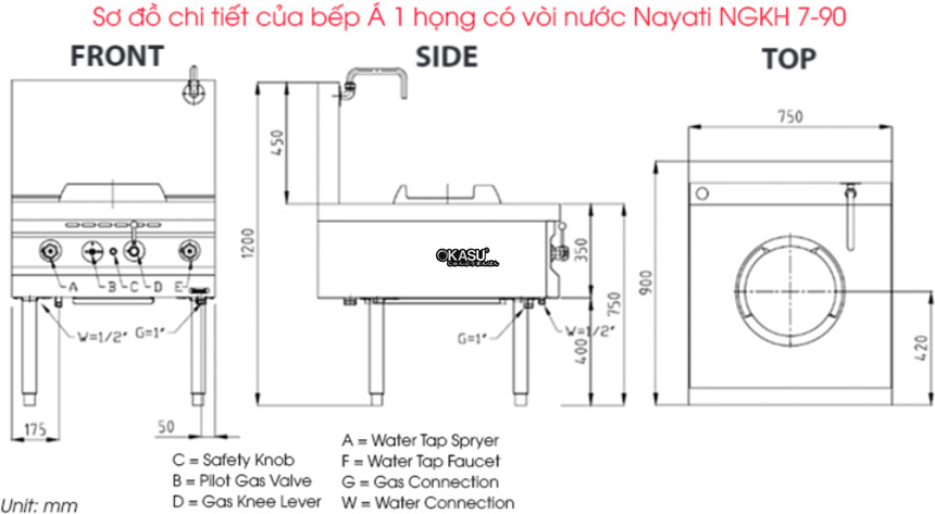 bep a 1 hong co voi nuoc nayati ngkh 7-90 hinh 1