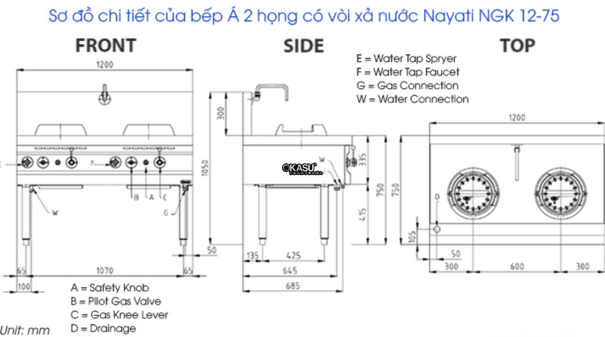 bep a 2 hong co voi xa nuoc nayati ngk 12-75 hinh 1