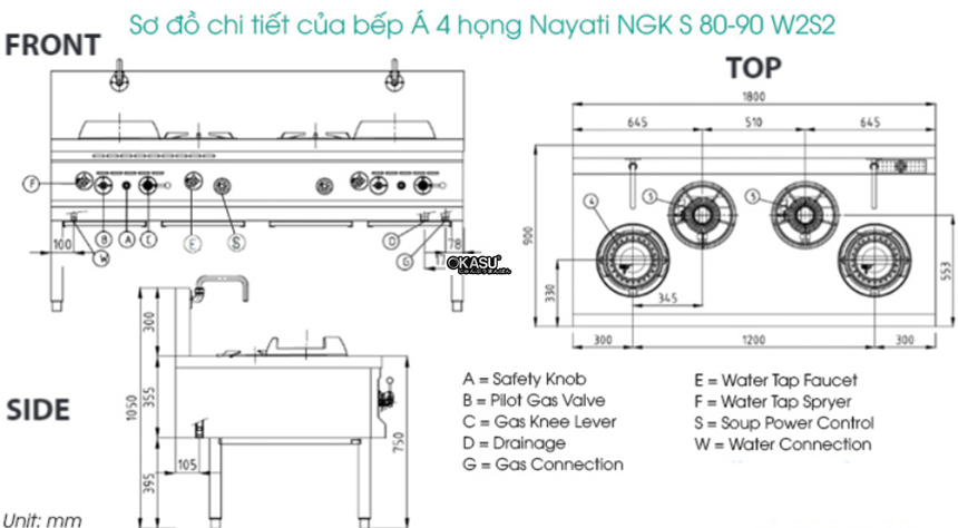 bep a 4 hong nayati ngk s 80-90 w2s2 hinh 1