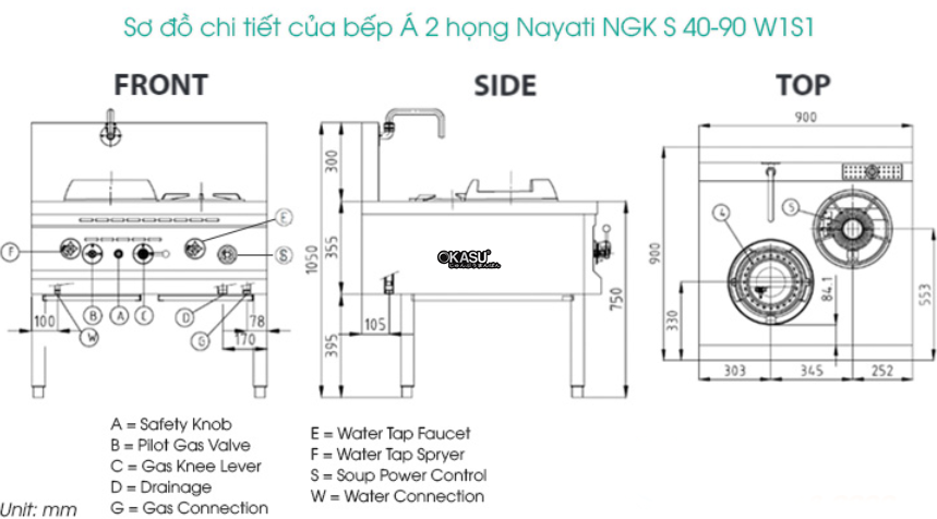 bep a 2 hong nayati ngk s 40-90 w1s1 hinh 2