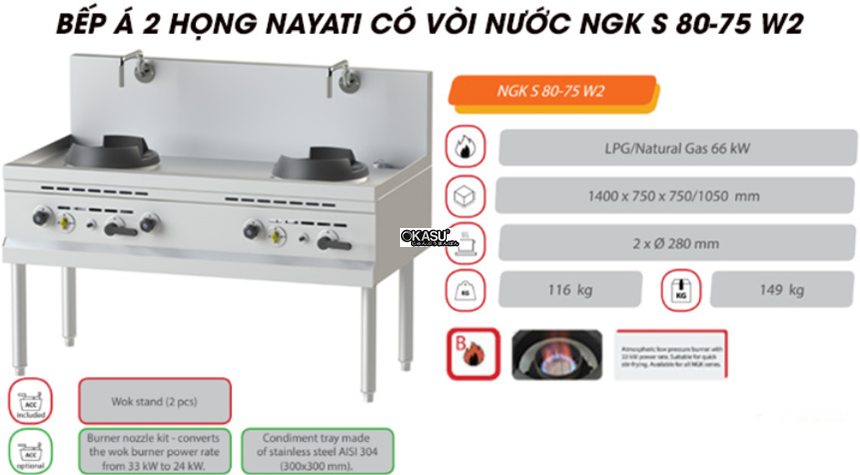 bep a 2 hong co voi nuoc nayati ngk s 80-75 w2 hinh 1