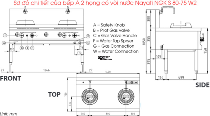 bep a 2 hong co voi nuoc nayati ngk s 80-75 w2 hinh 0