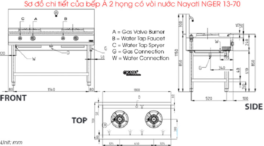 bep a 2 hong co voi nuoc nayati nger 13-70 hinh 0