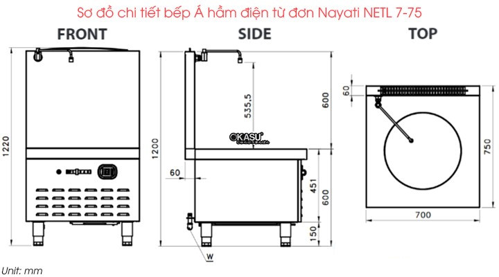 bep a ham dien tu don nayati netl 7-75 hinh 2