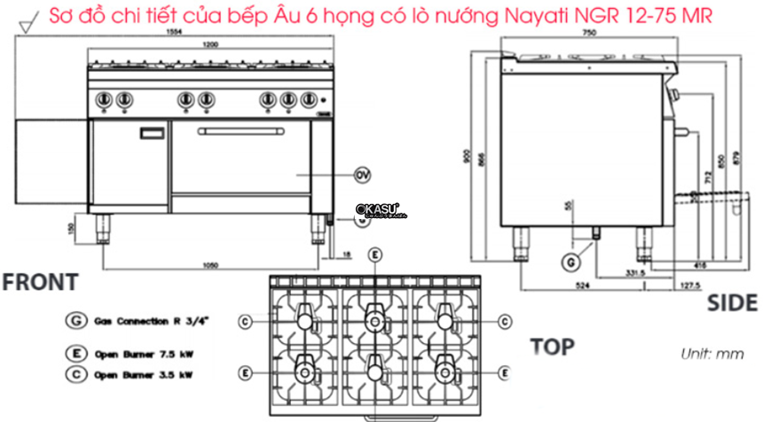 bep au 6 hong co lo nuong nayati ngr 12-75 me hinh 1