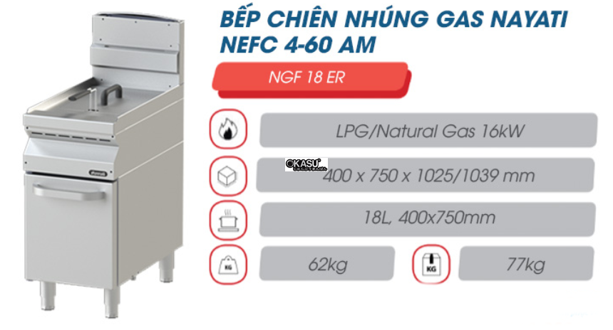 bep chien nhung co chan dung nayati ngf 18 er 18l dung gas hinh 0