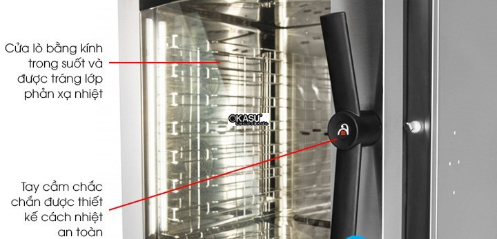 lo nuong hap da nang alphatech icgm101e 10 khay dung gas hinh 1