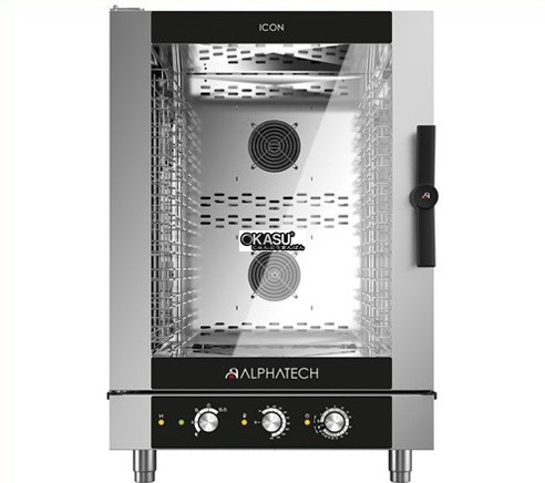 lo nuong hap da nang alphatech icgm101e 10 khay dung gas hinh 0