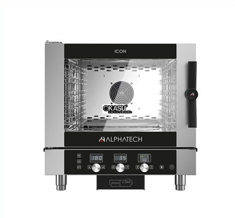 lo nuong hap da nang alphatech icet051e 5 khay dung dien hinh 0