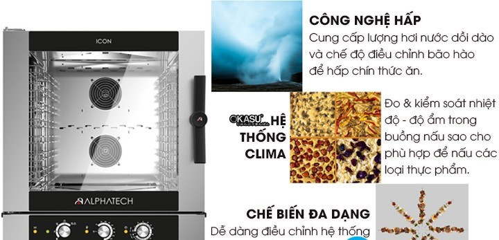 lo nuong hap da nang alphatech icet051e 5 khay dung dien hinh 3