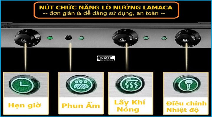 lo nuong banh doi luu lamaca 4 khay cvol-04a  hinh 2