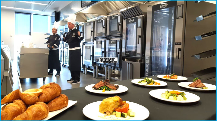 lo nuong cong nghiep unox 5 khay xv-393  hinh 1