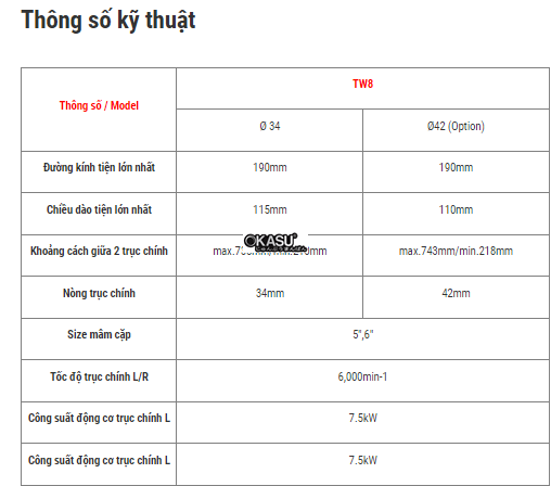 may tien cnc hai dau truc chinh, hai thap phao nakamura-tome tw8 hinh 0