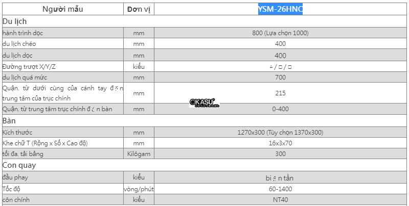 may phay ngang cnc ysm-26hnc hinh 0
