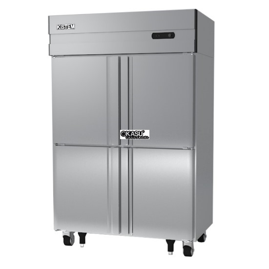 tu mat inox 4 canh kistem kis-xd45r (820 lit) hinh 0