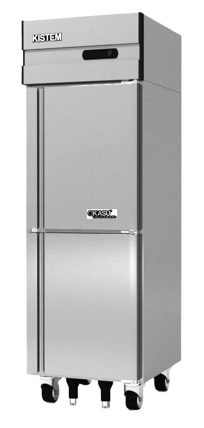 tu mat dung inox 2 canh kistem kis-xd25r (369 lit) hinh 0