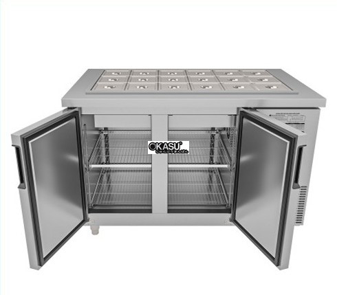 ban mat salad quat gio 2 canh inox bsq-2mi1275 1m2 hinh 1