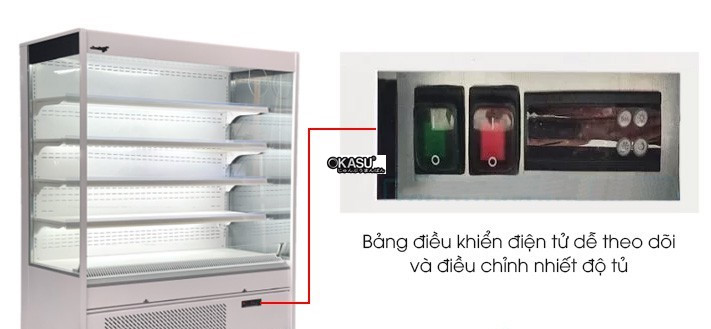 tu mat trung bay sieu thi 2m5 snow village l.cma-2.5 hinh 2