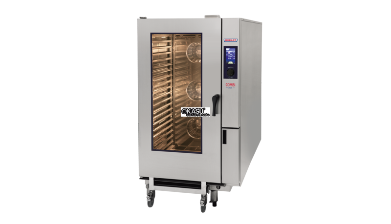 lo nuong ket hop hap doi luu dung gas hobart combi-plus hpj202g hinh 0