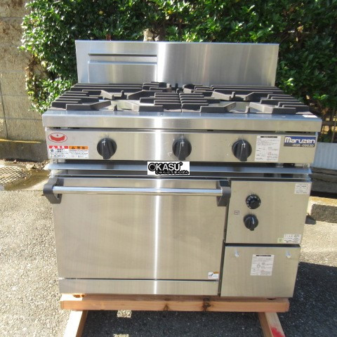 bep au kem lo nuong dung gas maruzen rgr-0963d hinh 0