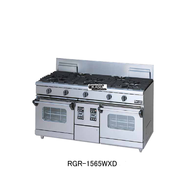 bep au dong gas 5 dau dot kem lo nuong doi luu maruzen rgr-1565wxd hinh 0