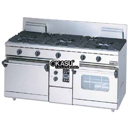 bep au dong gas 5 dau dot doi luu + lo nuong doi luu tu nhien maruzen rgr-1565xd hinh 0