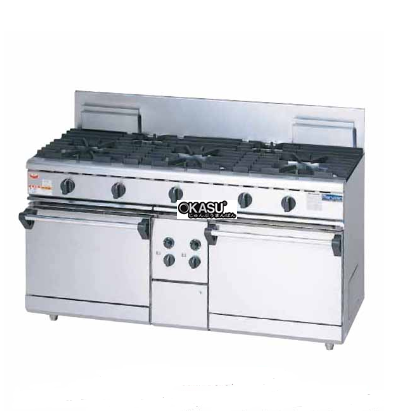 bep au 5 dau dot kem lo nuong dung gas maruzen rgr-1565d hinh 0