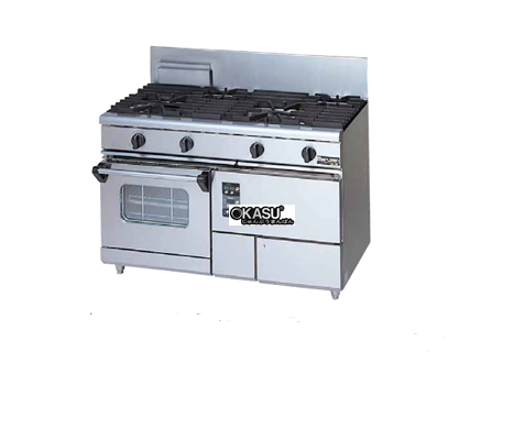 bep au dong gas 4 dau dot kem lo nuong doi luu maruzen rgr-1264xd hinh 0