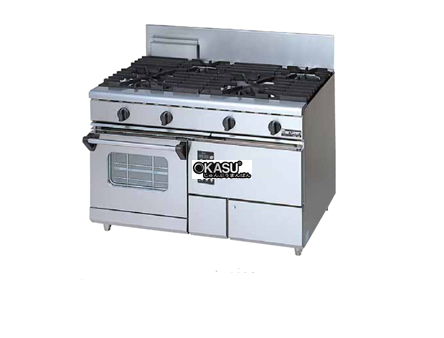 bep au dong gas 4 dau dot kem lo nuong doi luu maruzen rgr-1274xd hinh 0