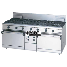 bep au 7 dau dot kem lo nuong dung gas maruzen rgr-187d hinh 0