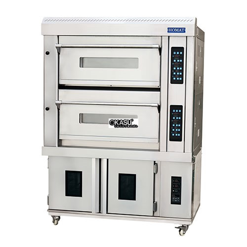 lo nuong dien 2 tang 4 khay + khay nuong 10 khay homat hm-502+10p hinh 0