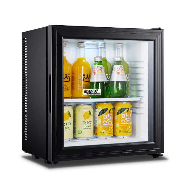 tu mat mini bar canh kinh 13l homesun bcg-17b hinh 0