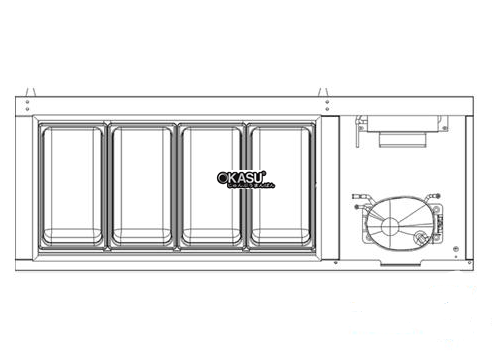 tu trung bay lanh cho pizza firscool g-pd1200 hinh 1