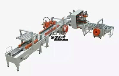 day chuyen dong goi, dan bang keo va dai nep thung carton tu dong xfk-7 hinh 0