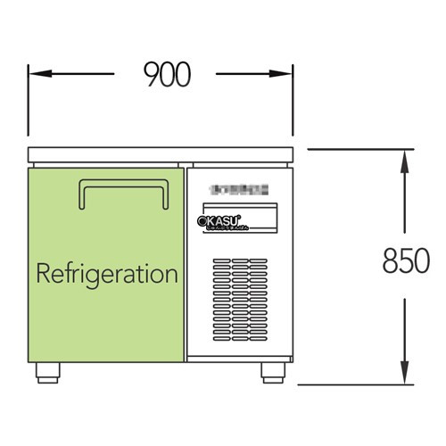 ban mat 1 canh inox everzen uds-9tir hinh 1