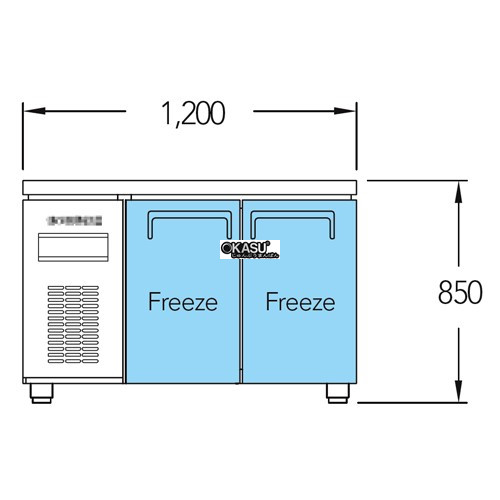 ban dong 2 canh inox everzen uds-12ftir hinh 1