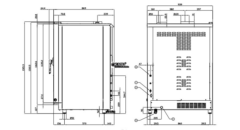 lo nuong doi luu dung gas lotus sl010-ddg hinh 1