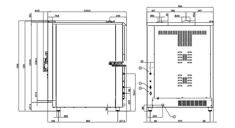 lo nuong doi luu lon dung gas lotus bl210-dag hinh 1