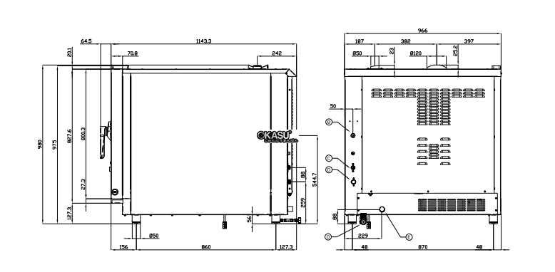lo nuong doi luu lon dung gas lotus bl206-ddg hinh 1