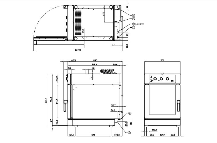 lo nuong doi luu lotus tl106-dte hinh 1
