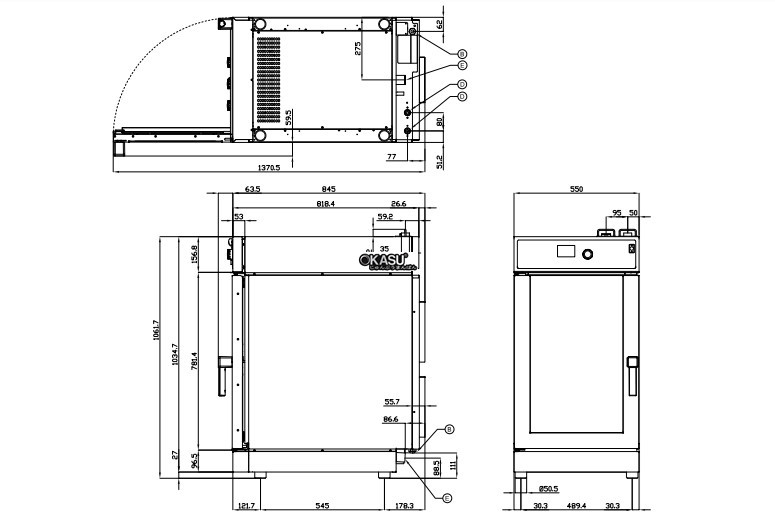 lo nuong doi luu lotus tl110-dte hinh 1