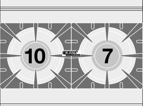 bep au 2 dau dot dung gas va lo nuong gas lotus cf2-58g hinh 0
