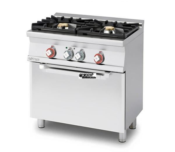 bep au 2 dau dot dung gas va lo nuong dien lotus cf2-58ge hinh 0