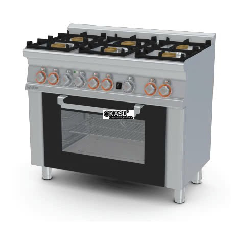 bep au 6 hong co lo nuong (cua kinh) lotus cfm6-610gem hinh 0