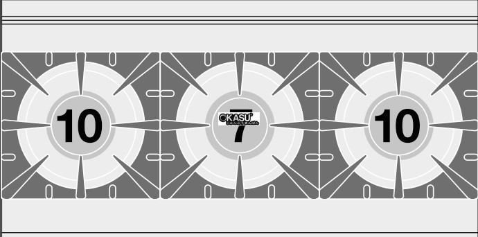 bep au 3 dau dot dung gas va lo nuong gas lotus cf3-612gv hinh 0