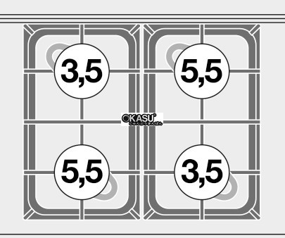 bep au 4 dau dot dung gas va lo nuong dien (cua kinh) lotus cf4-68gem hinh 0