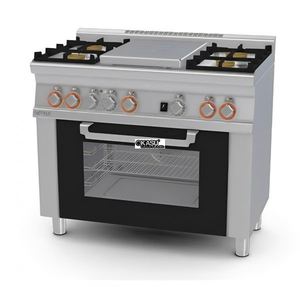 bep au 4 hong co lo nuong dien (cua kinh) lotus tpfm4-610gem hinh 0