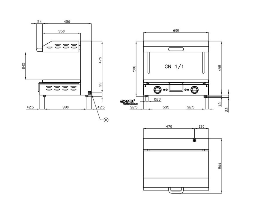 lo nuong dien salamander lotus slc-600et hinh 0