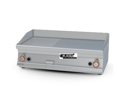 bep ran gas 2/5 ranh + 3/5 mat nuong ma crom lotus ftlrt-610gs hinh 0