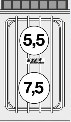 bep au 2 dau dot dung gas lotus pct-74gp hinh 0